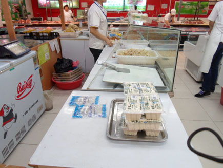 长春市汽车厂大型超市内有一豆制品摊位出兑 吉林商务港